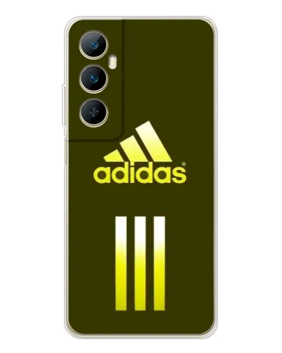 Чехол для Realme C76 с картинкой «Оливковый градиент Adidas»