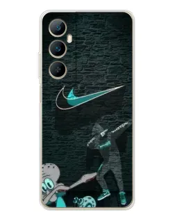 Чехол для Realme C76 с картинкой «Спортивный арт Nike» Чехол для Realme C76 с картинкой «Спортивный арт Nike»