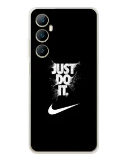 Чехол для Realme C76 с картинкой «Текстовый принт Nike» Чехол для Realme C76 с картинкой «Текстовый принт Nike»