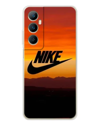 Чехол для Realme C76 с картинкой «Nike — вечерний горизонт»