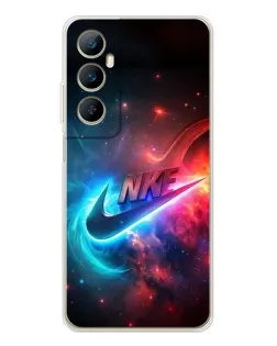 Чехол для Realme C76 с картинкой «Огненный логотип Nike» Чехол для Realme C76 с картинкой «Огненный логотип Nike»