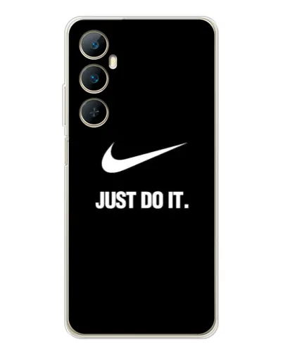 Чехол для Realme C76 с картинкой «Классический принт Nike»