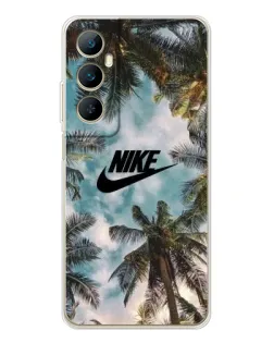 Чехол для Realme C76 с картинкой «Тропический принт Nike» Чехол для Realme C76 с картинкой «Тропический принт Nike»