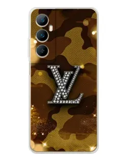 Чехол для Realme C76 с картинкой «Камуфляжный Louis Vuitton»