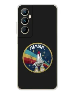 Чехол для Realme C76 с картинкой «NASA — эмблема миссии» Чехол для Realme C76 с картинкой «NASA — эмблема миссии»