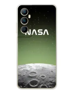 Чехол для Realme C76 с картинкой «NASA — лунный градиент»