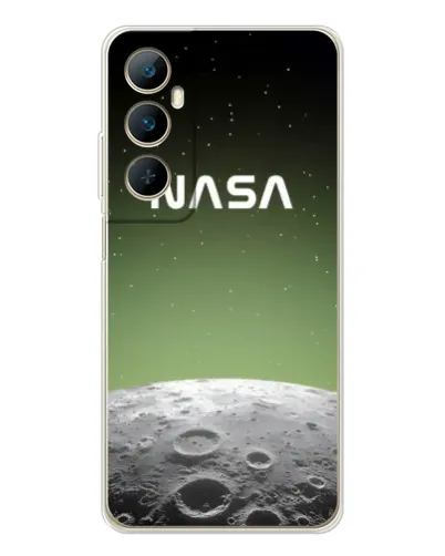 Чехол для Realme C76 с картинкой «NASA — лунный градиент»