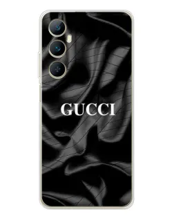 Чехол для Realme C76 с картинкой «Gucci — шелковые волны» Чехол для Realme C76 с картинкой «Gucci — шелковые волны»