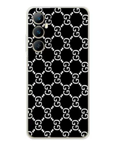 Чехол для Realme C76 с картинкой «Gucci — сетчатый паттерн» Чехол для Realme C76 с картинкой «Gucci — сетчатый паттерн»