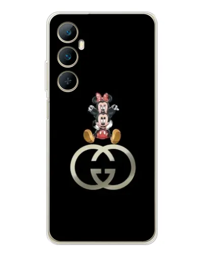 Чехол для Realme C76 с картинкой «Минни Маус на лого» Чехол для Realme C76 с картинкой «Минни Маус на лого»