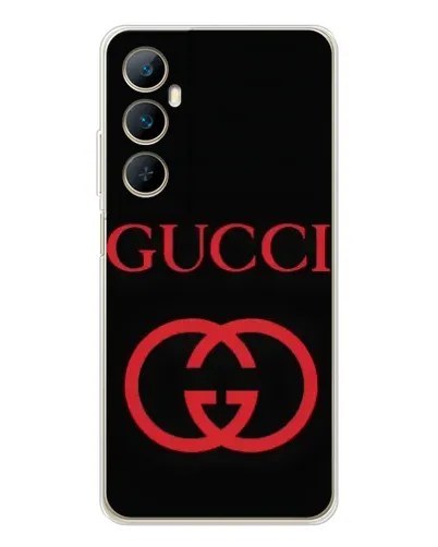 Чехол для Realme C76 с картинкой «Gucci — красный логотип» Чехол для Realme C76 с картинкой «Gucci — красный логотип»