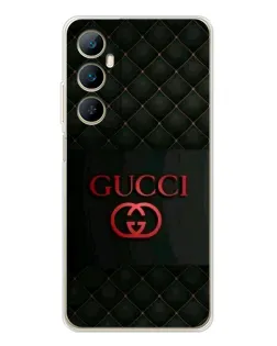 Чехол для Realme C76 с картинкой «Gucci — стеганый черный»