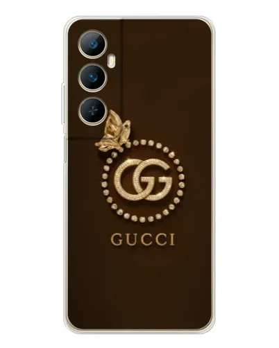 Чехол для Realme C76 с картинкой «Gucci — золотая бабочка» Чехол для Realme C76 с картинкой «Gucci — золотая бабочка»