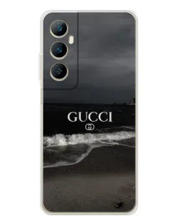Чехол для Realme C76 с картинкой «Gucci — морской прибой»