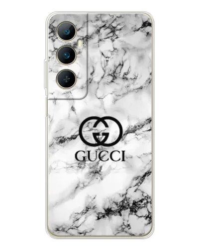 Чехол для Realme C76 с картинкой «Gucci — мраморный шик» Чехол для Realme C76 с картинкой «Gucci — мраморный шик»