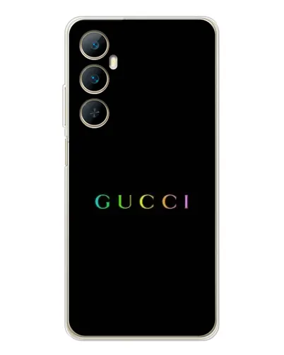 Чехол для Realme C76 с картинкой «Gucci — неоновый минимализм» Чехол для Realme C76 с картинкой «Gucci — неоновый минимализм»