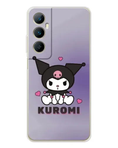 Чехол для Realme C76 с картинкой «Kuromi — фиолетовый арт» Чехол для Realme C76 с картинкой «Kuromi — фиолетовый арт»