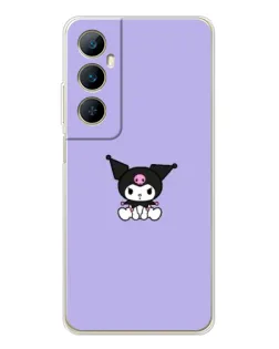 Чехол для Realme C76 с картинкой «Kuromi — фиолетовый минимализм» Чехол для Realme C76 с картинкой «Kuromi — фиолетовый минимализм»