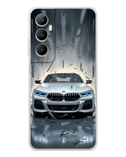 Чехол для Realme C76 с картинкой «BMW в свете фар» Чехол для Realme C76 с картинкой «BMW в свете фар»