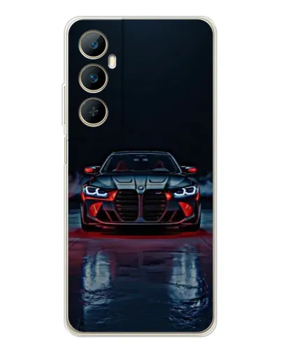 Чехол для Realme C76 с картинкой «BMW на мокрой дороге» Чехол для Realme C76 с картинкой «BMW на мокрой дороге»