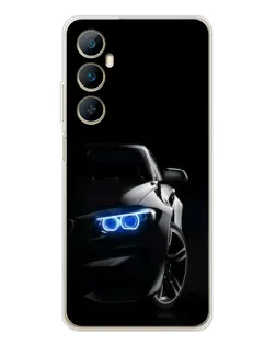 Чехол для Realme C76 с картинкой «BMW — ночной взгляд» Чехол для Realme C76 с картинкой «BMW — ночной взгляд»