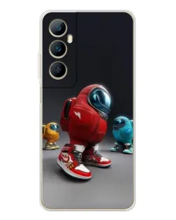 Чехол для Realme C76 с картинкой «Among Us — 3D стиль»