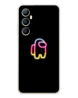 Чехол для Realme C76 с картинкой «Among Us градиент»