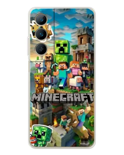 Чохол для Realme C76 з картинкою «Замок Minecraft» Чохол для Realme C76 з картинкою «Замок Minecraft»