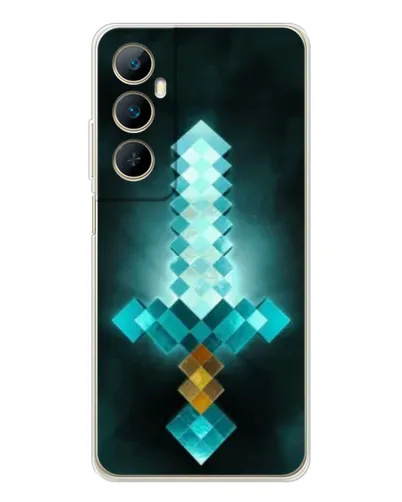 Чохол для Realme C76 з картинкою «Алмазний меч неон» Чохол для Realme C76 з картинкою «Алмазний меч неон»