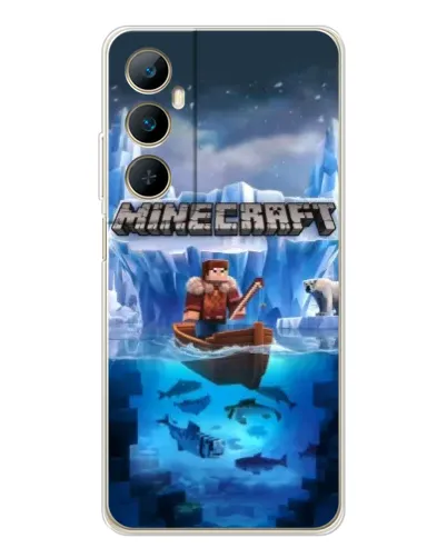 Чохол для Realme C76 з картинкою «Minecraft льодянийсвіт» Чохол для Realme C76 з картинкою «Minecraft льодянийсвіт»