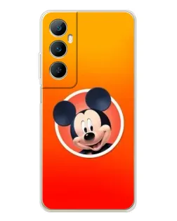 Чехол для Realme C76 с картинкой «Mickey в круге»