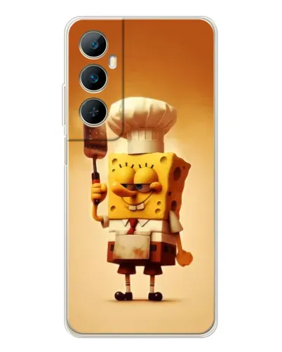Чехол для Realme C76 с картинкой «Губка Боб повар» Чехол для Realme C76 с картинкой «Губка Боб повар»