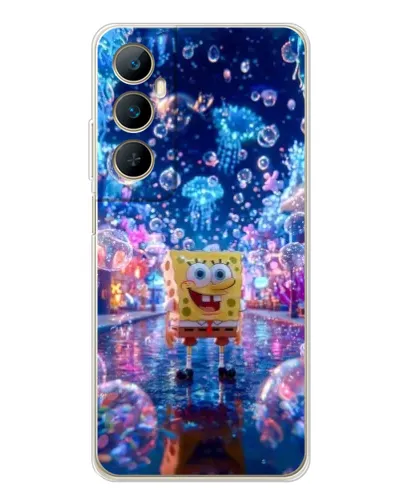 Чехол для Realme C76 с картинкой «Неоновый океан» Чехол для Realme C76 с картинкой «Неоновый океан»