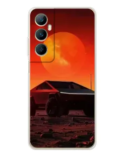 Чехол для Realme C76 с картинкой «Cybertruck на Марсе» Чехол для Realme C76 с картинкой «Cybertruck на Марсе»