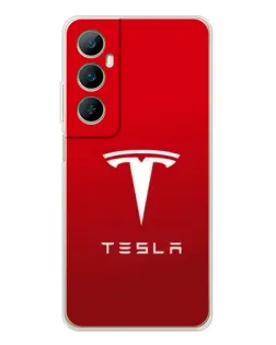 Чехол для Realme C76 с картинкой «Tesla Red Classic» Чехол для Realme C76 с картинкой «Tesla Red Classic»
