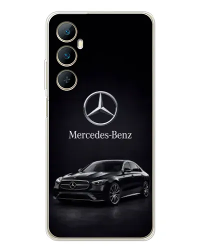 Чехол для Realme C76 с картинкой «Mercedes — решетка радиатора» Чехол для Realme C76 с картинкой «Mercedes — решетка радиатора»