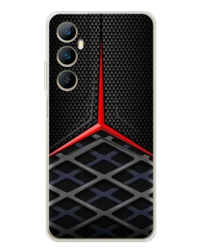 Чехол для Realme C76 с картинкой «Mercedes Carbon Grid» Чехол для Realme C76 с картинкой «Mercedes Carbon Grid»