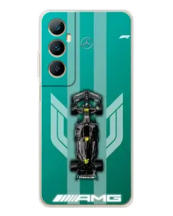 Чехол для Realme C76 с картинкой «Mercedes AMG Petronas»