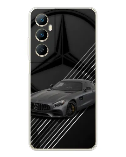 Чехол для Realme C76 с картинкой «Mercedes AMG — графика» Чехол для Realme C76 с картинкой «Mercedes AMG — графика»