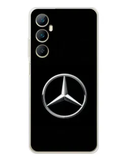 Чехол для Realme C76 с картинкой «Mercedes классический лого»