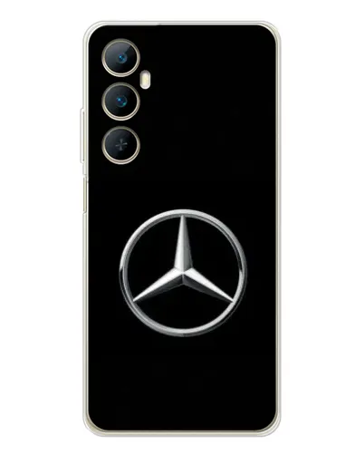 Чехол для Realme C76 с картинкой «Mercedes классический лого» Чехол для Realme C76 с картинкой «Mercedes классический лого»
