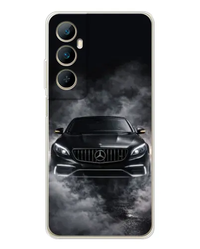 Чехол для Realme C76 с картинкой «Mercedes в дыму» Чехол для Realme C76 с картинкой «Mercedes в дыму»
