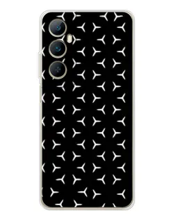 Чехол для Realme C76 с картинкой «Mercedes паттерн звезд»