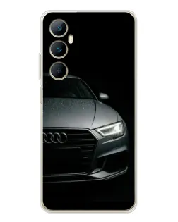 Чехол для Realme C76 с картинкой «Audi — детализация кузова» Чехол для Realme C76 с картинкой «Audi — детализация кузова»