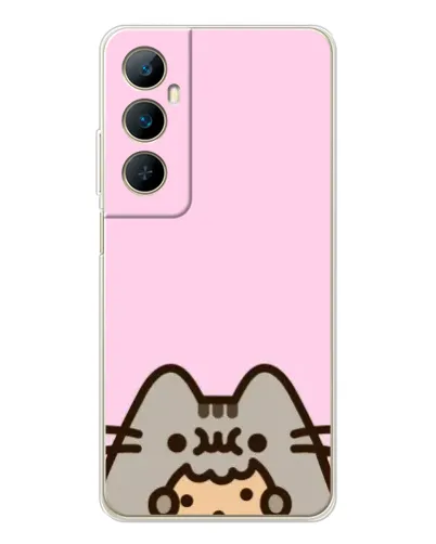 Чехол для Realme C76 с картинкой «Pusheen и печенье» Чехол для Realme C76 с картинкой «Pusheen и печенье»