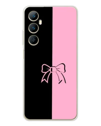 Чехол для Realme C76 с картинкой «Половинки банта» Чехол для Realme C76 с картинкой «Половинки банта»