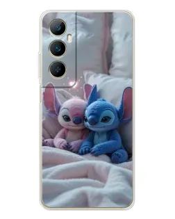 Чохол для Realme C76 з картинкою «Плюшеві Стіч Ангел»