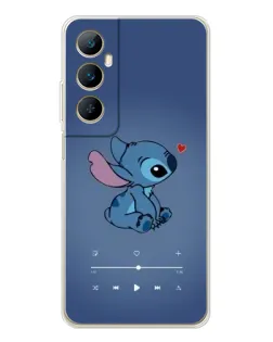 Чохол для Realme C76 з картинкою «Музичний Stitch»