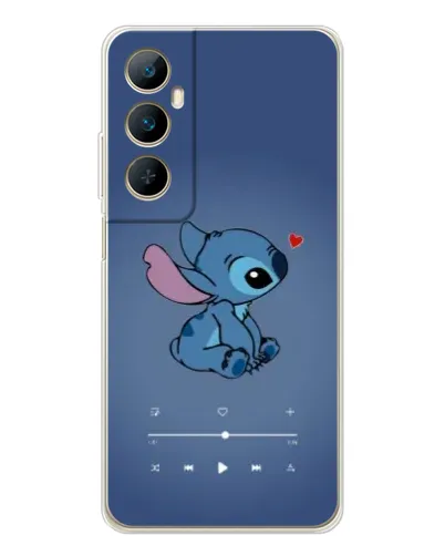 Чохол для Realme C76 з картинкою «Музичний Stitch»