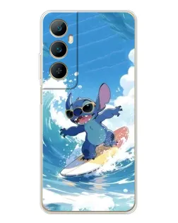 Чохол для Realme C76 з картинкою «Стіч на хвилі»